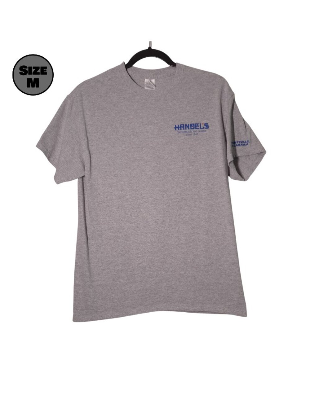 Handel's Ice Cream: Huntsville, Alabama USED Shirt (M, Gray, Love Handel's!)